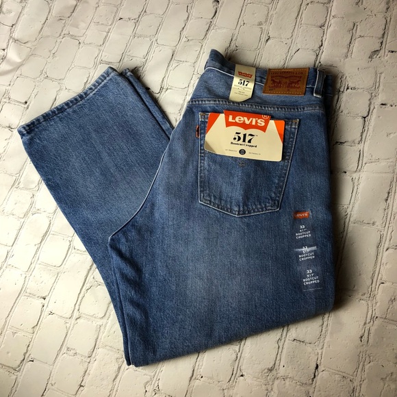 New Levi’s 517 Bootcut Cropped High Rise Jeans - Picture 2 of 7